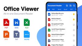 Document Reader: PDF, DOC, XLS στιγμιότυπο apk 6