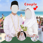 ikon Pernikahan Muslim Couple Suit 