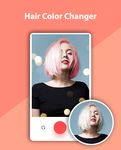 Hair color changer captura de pantalla apk 1