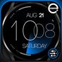 ZION Blue - digital watch face icon