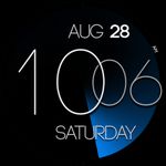 ZION Blue - digital watch face screenshot apk 14