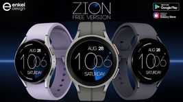 ZION Blue - digital watch face screenshot apk 7