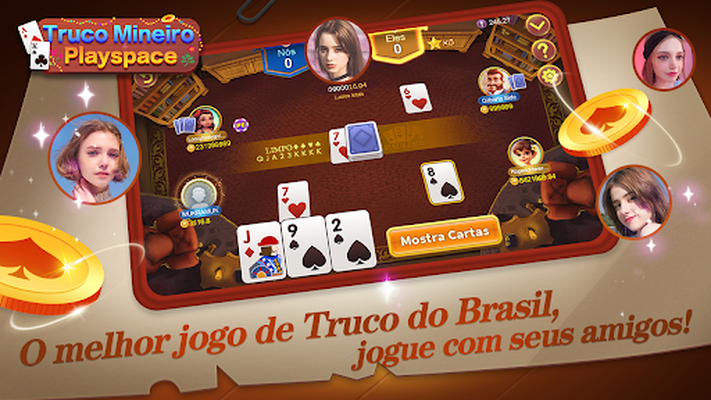 Truco Mineiro  Americano: Jogue com 6 Pessoas APK for Android Download