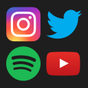 AIO - alle Social-Media-Apps Icon