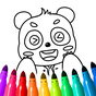 Animal coloring pages games icon