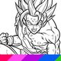 Libro para colorear Saiyanz