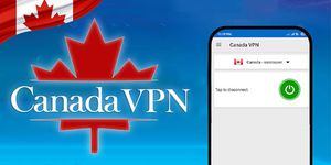 Скриншот  APK-версии VPN Канада