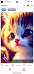 Скриншот 3 APK-версии Cute Cat Wallpaper HD