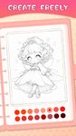 Captură de ecran Doll Color: Princess Coloring apk 3