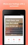 Tangkapan layar apk Musixmatch Lyrics Music Player 7