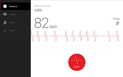 ภาพหน้าจอที่ 6 ของ โปรแกรมตรวจวัดการเต้นของหัวใจ