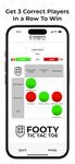 Footy Tic Tac Toe captura de pantalla apk 1