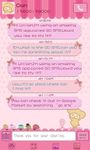 GO SMS Pro Pink Sweet theme imgesi 4