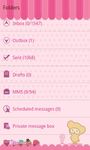 GO SMS Pro Pink Sweet theme imgesi 2