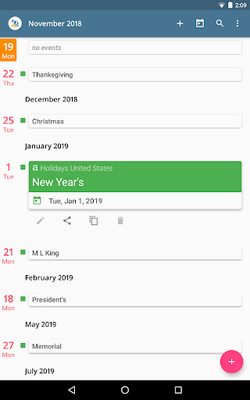 aCalendar Android Kalender für Android Download