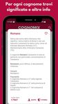 Captura de tela do apk Cognomix - Cognomi Italiani 1