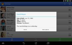 Verjaardagen (Birthdays) screenshot APK 5