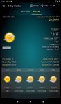 天气和时钟部件的 Android (天气预报) 屏幕截图 apk 