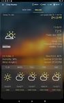 天气和时钟部件的 Android (天气预报) 屏幕截图 apk 12