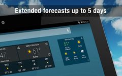 Tangkapan layar apk WeatherBug Widget 5