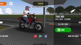 Captura de tela do apk Moto Wheelie 3D 1