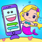 Mermaid baby phone for girls Icon