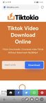 Tangkapan layar apk Tiktokio:TT Video Downloader 