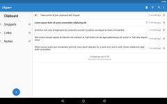 Captura de tela do apk Clipper - Clipboard Manager 