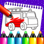 Ikon Color ASMR: Car Coloring Book