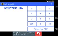 Captura de tela do apk Safe Notes is a secure notepad 10