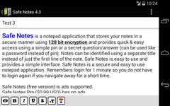 Captura de tela do apk Safe Notes is a secure notepad 