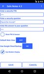 Скриншот 22 APK-версии Safe Notes is a secure notepad