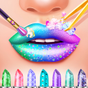 Lip Art DIY Makeover Games Simgesi