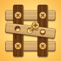 Screw Puzzle: Wood Nuts Bolts