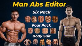 ภาพหน้าจอที่  ของ Six pack abs editor for Men