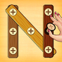 Wood Nuts & Bolts Screw Master Icon