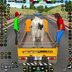 Farm Animal Truck Games Sim 3D captura de pantalla apk 