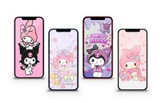 My Melody and Kuromi Wallpaper 이미지 14