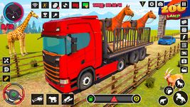 Captura de tela do apk Wild Animals Truck Transporter 14