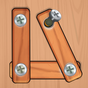 Wood Nuts & Bolts Screw Puzzle Icon