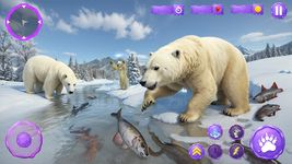 Arctic Polar Bear Family Sim capture d'écran apk 9