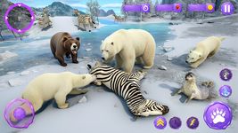 Arctic Polar Bear Family Sim captura de pantalla apk 2