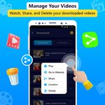 Téléchargeur vidéo, lect vidéo capture d'écran apk 11