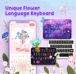 Flower Language Keyboard captura de pantalla apk 