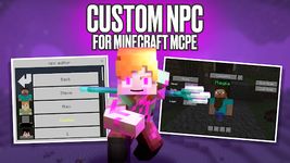 Custom NPC for Minecraft MCPE ekran görüntüsü APK 