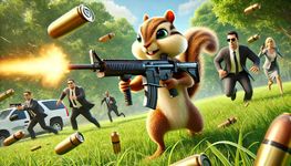 Tangkapan layar apk Squirrel Family 3D Gun Master 9