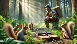 Squirrel Family 3D Gun Master captura de pantalla apk 10