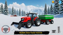 Snow Tractor Farming Simulator captura de pantalla apk 9