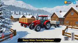 Snow Tractor Farming Simulator capture d'écran apk 11