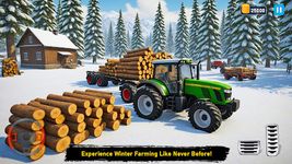 Snow Tractor Farming Simulator screenshot apk 12